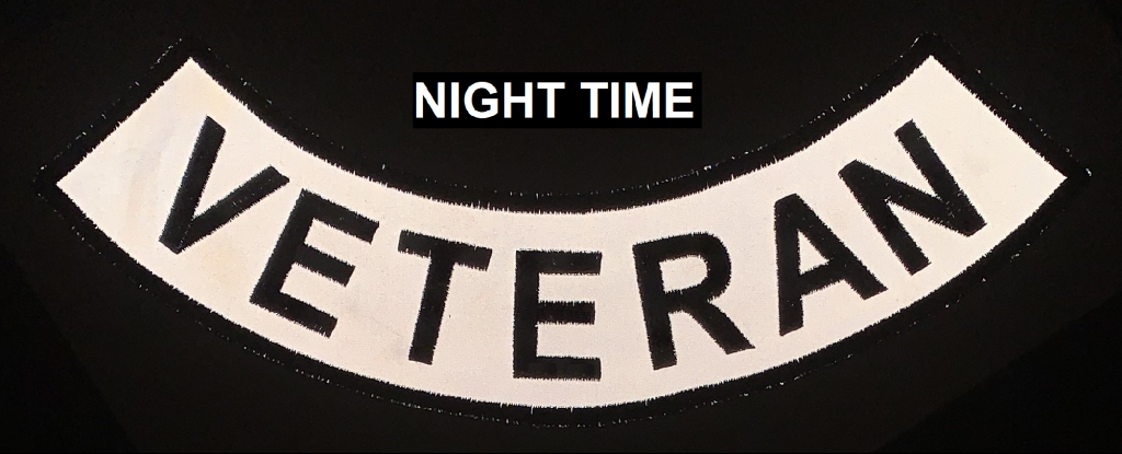 U.S. ARMY VETERAN TOP & BOTTOM ROCKER SET REFLECTIVE PATCH | ABC PATCHES