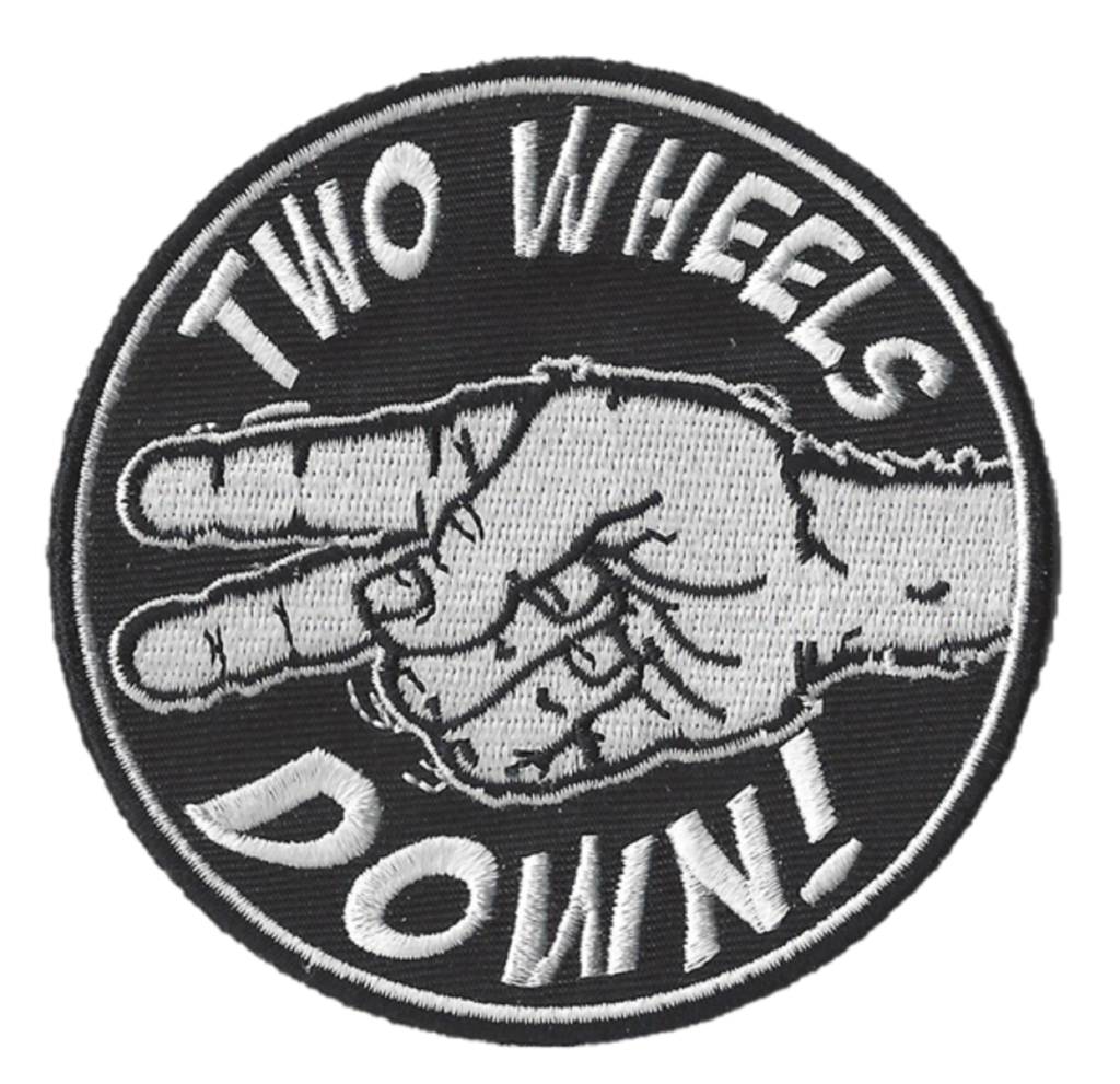 TWO WHEELS DOWN PATCH ABC PATCHES