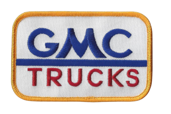 40 Pcs Embroidered Iron on patches GMC Trucks Red/White AP063gM1 