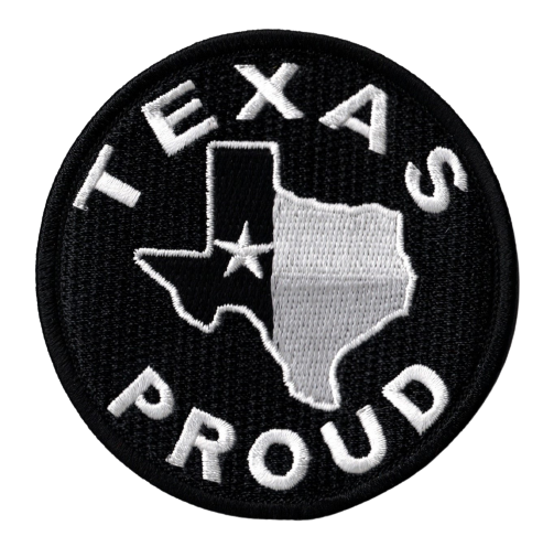 Houston Texas Strong Glitter Patch State Pride Iron on 